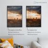 Iowa Plastic Frame for 22 x 46 cm Picture, Matte Black, with Acrylic Glass view 3