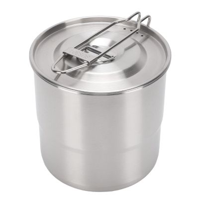 Fabater 3 L Portable Stainless Steel Camping Pot with Single Handle