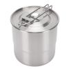 Fabater 3 L Portable Stainless Steel Camping Pot with Single Handle view 1