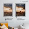 Morena MDF Picture Frame for 48 x 50 cm, Matte Silver, with Acrylic Glass view 3