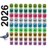 100-Piece 2026 Aluminum Plastic Pigeon Leg Bands, Numbered Bird Identification Rings, 8 mm view 2