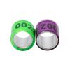 100-Piece 2026 Aluminum Plastic Pigeon Leg Bands, Numbered Bird Identification Rings, 8 mm view 3