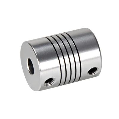 GuidNaurys 4-Pack Aluminum Alloy Couplings, 19 mm Diameter, 25 mm Length, CNC Motor Jaw Shaft Coupling D19L25, Flexible Shaft Coupling (6 x 10 mm)