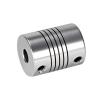 GuidNaurys 4-Pack Aluminum Alloy Couplings, 19 mm Diameter, 25 mm Length, CNC Motor Jaw Shaft Coupling D19L25, Flexible Shaft Coupling (6 x 10 mm) view 1