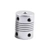 GuidNaurys 4-Pack Aluminum Alloy Couplings, 19 mm Diameter, 25 mm Length, CNC Motor Jaw Shaft Coupling D19L25, Flexible Shaft Coupling (6 x 10 mm) view 4