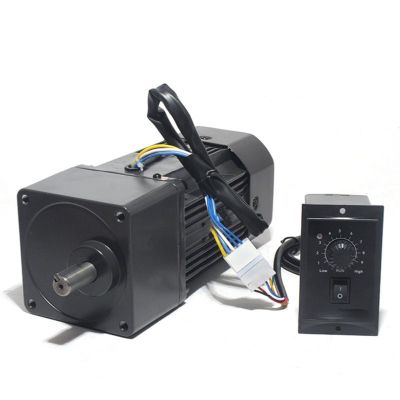 ELILANEY 15W 220V AC Speed-Control Geared Motor 3RK15GN-CF with Controller, 70 × 70 mm Frame, 450 rpm