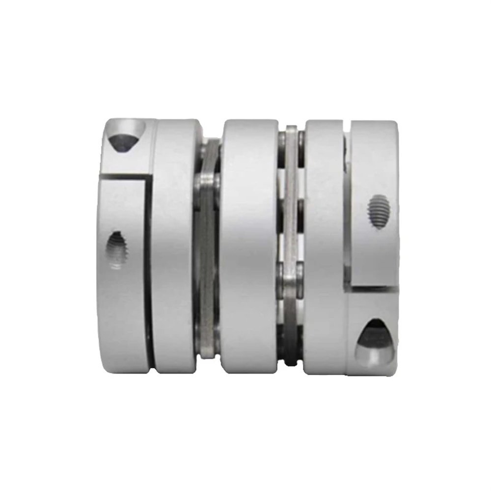 GuidNaurys Flexible Double-Diaphragm Coupling D34L45 Plum Shaft Coupling for CNC Stepper Motor Torque (10 mm to 12 mm)