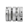 GuidNaurys Flexible Double-Diaphragm Coupling D34L45 Plum Shaft Coupling for CNC Stepper Motor Torque (10 mm to 12 mm) view 1