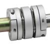GuidNaurys Flexible Double-Diaphragm Coupling D34L45 Plum Shaft Coupling for CNC Stepper Motor Torque (10 mm to 12 mm) view 3