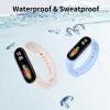 Msksjer Sport Replacement Band for Xiaomi Smart Band 7/6/5 and Amazfit Band 5, Soft Silicone view 3