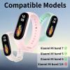 Msksjer Sport Replacement Band for Xiaomi Smart Band 7/6/5 and Amazfit Band 5, Soft Silicone view 4