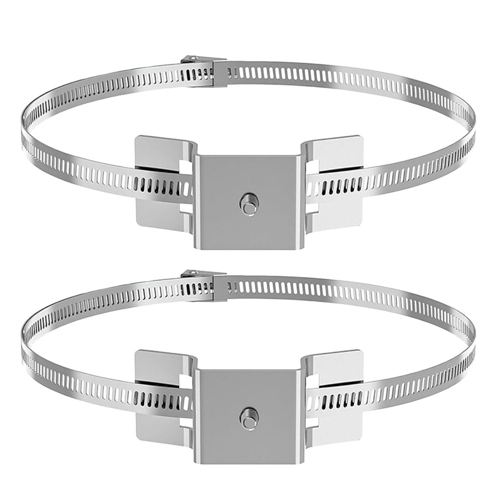 2-Piece Adjustable Pole Mount Bracket Set