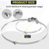 2-Piece Adjustable Pole Mount Bracket Set view 2