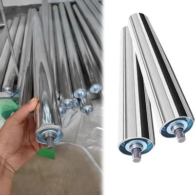 Industrial Conveyor Rollers, 2-Pack, 1" Diameter for Factory Lawn Mower Conveyor (D25mm/L1040mm)