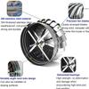 CWCQGH Wind-Powered Chimney Cap, Weather-Resistant Roof Vent, Turbine Ventilator, 300 mm/11.8 in view 3