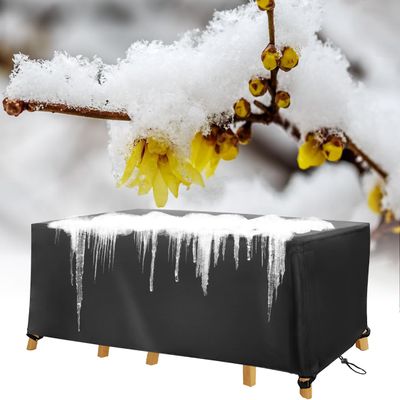 HNKDKJ Outdoor Patio Furniture Cover, 240 x 235 x 85 cm