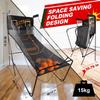 ToayNia Foldable Electronic Basketball Arcade Game with Score Counter, Double Shot and Dual-Hoop Stand, Scoreboard A view 2