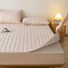 Mattress Cover with 4-Sided Zipper, Full Mattress Protection, Soft and Breathable, Washable, Beige, 90 x 200 x 12 cm view 4