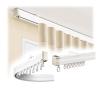 Flexible Bendable Curtain Track for Bay and U/L Shapes, 400 cm, White (4 x 100 cm), Adjustable and Easy to Install view 1