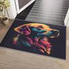 Golden Retriever Area Rug 120 x 170 cm, Short-Pile Flannel, Non-Slip, H-30 view 4
