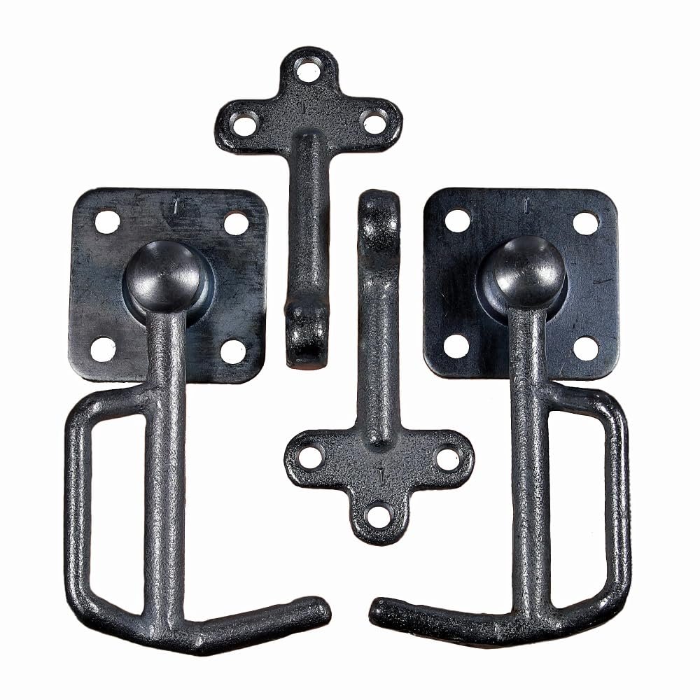Old-Harvest 4-Piece Hook and Eye Set, Size 1, for Trailers