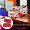 UHETLET 1,000 Red Voucher Tickets on a Roll, Numbered 0001–1000, 2 x 1 in view 4