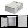 Stainless Steel Outdoor Electrical Enclosure, Wall-Mount Metal Box with Hinges, Lock and Mounting Plate, 30 x 40 x 20 cm (12 x 16 x 8 in) view 3