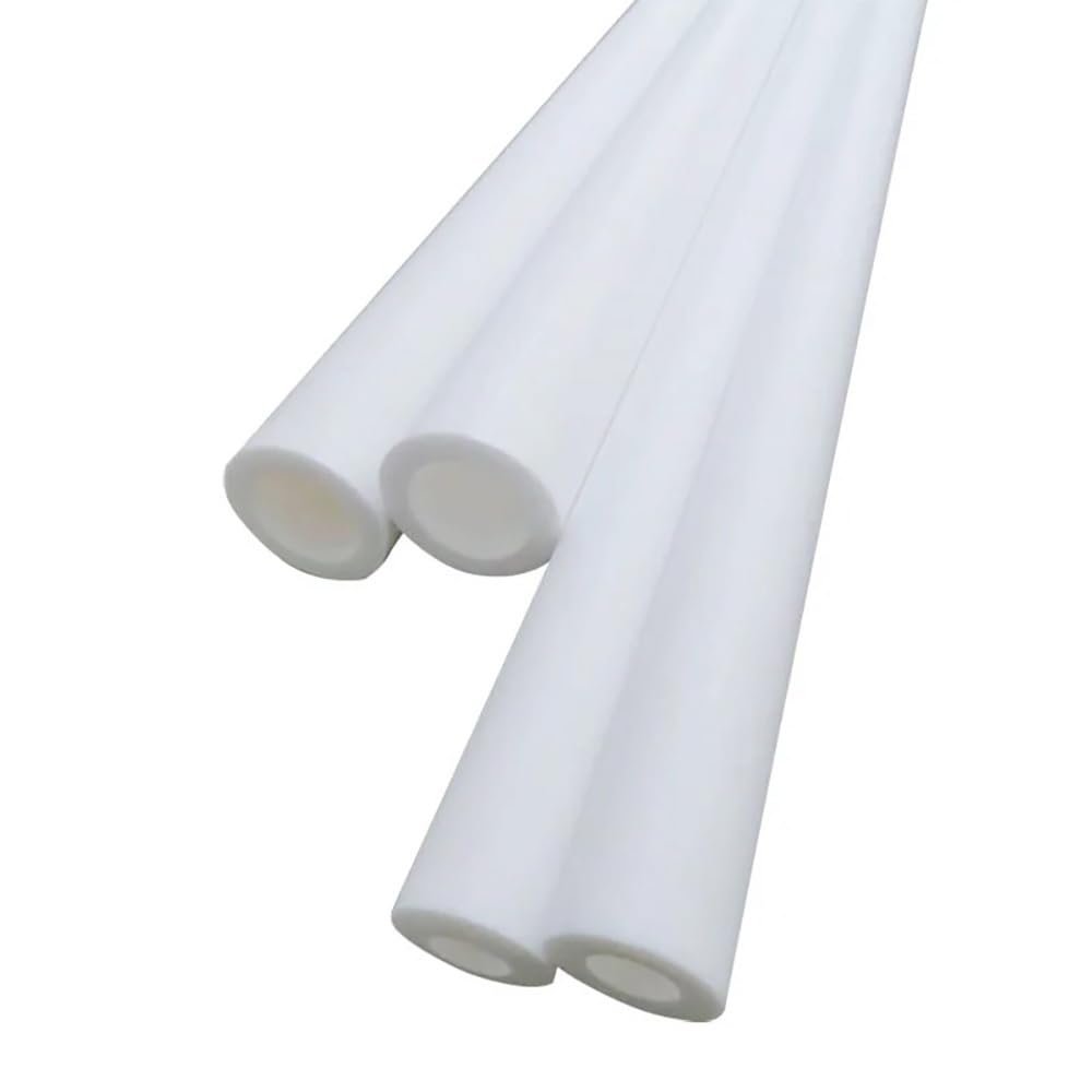 50 cm PTFE Hollow Rod, OD 20–55 mm, Hole Size 8–45 mm, 1 Piece (52 × 40 mm)