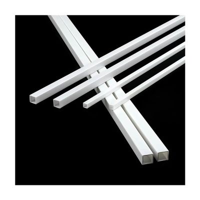 20-Piece ABS Square Tube Set, 3 mm to 10 mm, 25 cm/50 cm Lengths, for DIY Model Building (25 cm × 4 × 4 mm)