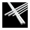 20-Piece ABS Square Tube Set, 3 mm to 10 mm, 25 cm/50 cm Lengths, for DIY Model Building (25 cm × 4 × 4 mm) view 1