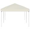 Folding Party Tent, Cream, 3 x 6 m, Outdoor Canopy Gazebo, Waterproof 210D Oxford Fabric, Steel Frame view 4