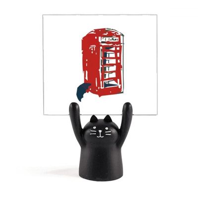 Telephone Stand for Umbrella, Cartoon Black Cat Decoration