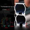 Quiet Glide Curtain Track for Living Room, Bedroom or Bay Window, 1.5 m, Adjustable Length, Black view 2