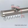 Quiet Glide Curtain Track for Living Room, Bedroom or Bay Window, 1.5 m, Adjustable Length, Black view 3