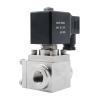 304 Stainless Steel High-Pressure Car Wash Solenoid Valve, 0–300 Bar, 1/4"–1", Normally Closed (YSE-010ES, NPT, DC 12V, Normally Open) view 4