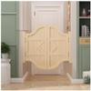 Wooden Swinging Partition Door, Double Door, Wood Color, 120 x 90 cm view 3