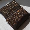 Brown Christmas Velvet Pillow Covers, 2-Pack, 50 x 70 cm view 2