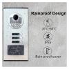 WAFOHSR Smart Home Video Intercom, Wi-Fi Video Doorbell with 2/3/4/6/8 Call Buttons, Two-Way Audio (4-86706-530-4 Add 32G TF Card) view 4