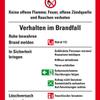 KSIGN Fire Prevention Notice, DIN 14096 Fire Safety Regulations Part A, Plastic, 210 x 297 mm, ASR A1.3, DIN EN ISO 7010 view 1