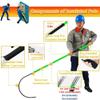 Removable Insulated Rescue Hook for Electric Shock, Fiberglass High-Voltage Rescue Hook for Electricians, Green, 3 m/9.8 ft view 4