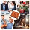 Retro Handmade PU Leather Journal Pen Holder Clip view 4