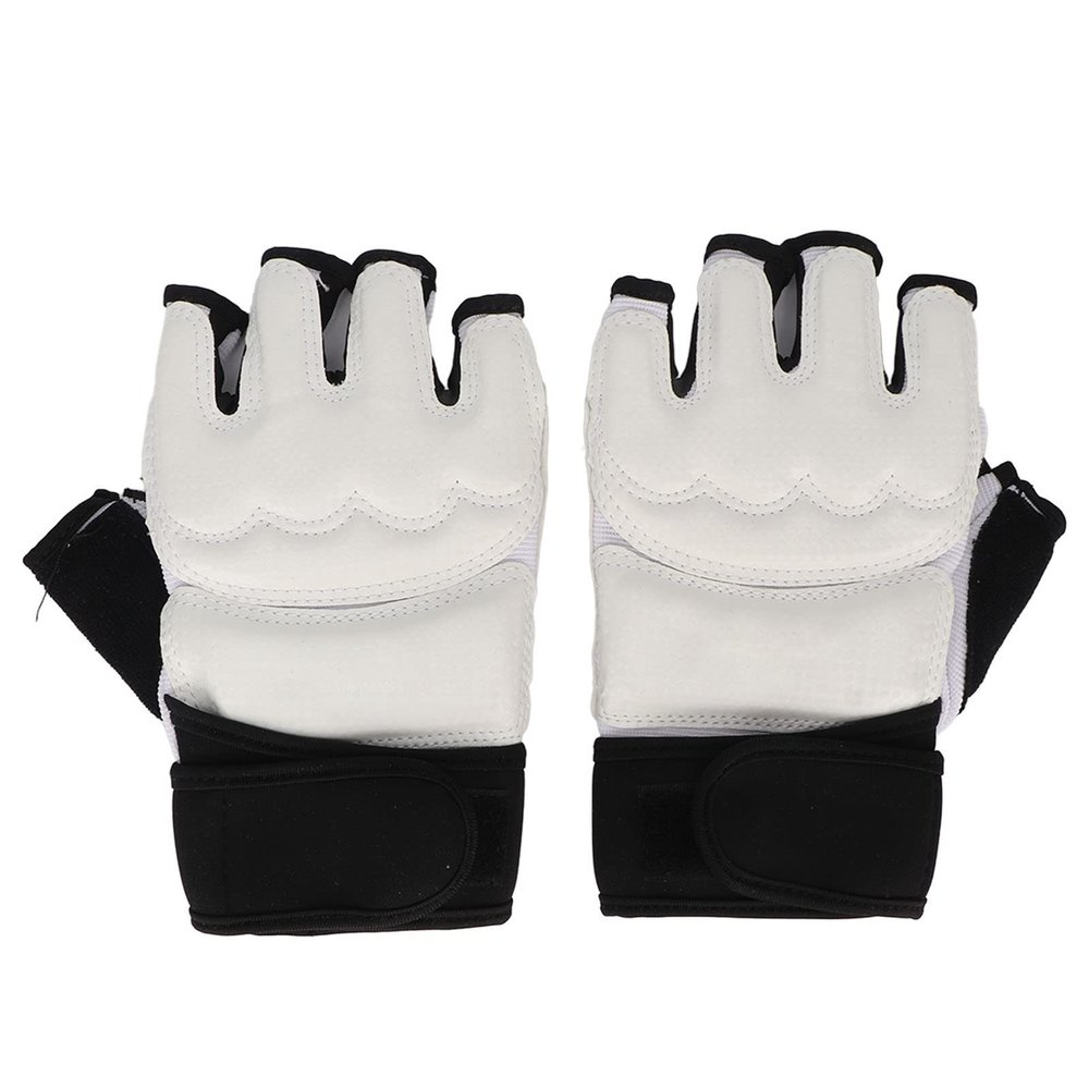 Cryfokt Taekwondo Sparring Professional Breathable Training Kickboxing Gloves for Adults, PU Material (XL)