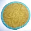 Swadeshi Desire Round Cotton Trivet for Pots, Dining Table and Home & Restaurant Décor, 1 Piece, 30.5 cm, Sky Blue view 2
