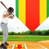 Softball Batting Mat, Non-Slip Baseball Training Mat for Outdoor Use view 2