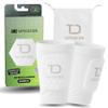TAPEDESIGN White Shin Guard Sleeves for Kids & Adults, 3-in-1 view 1