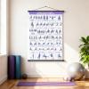 Chair Yoga Exercise Plan for Seniors, Foldable Exercise Chart view 3