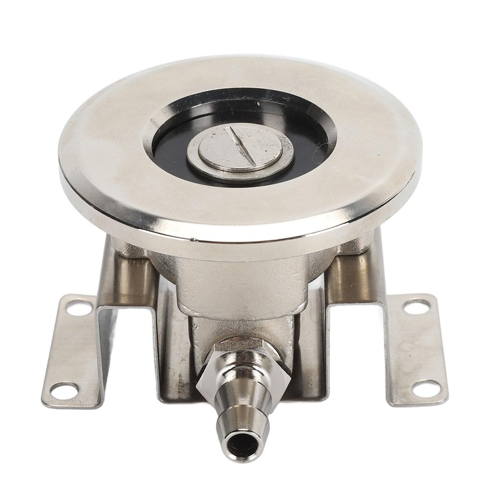 Alomejor Stainless Steel Beer Keg Cleaning Adapter