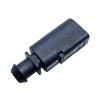 1 Set 2-Pin 1J0973802 Automotive Temperature Sensor/Deflation Valve Waterproof Electrical Wire Connector Socket view 2