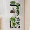 DimyFew Fire Escape Ladder Wall Shelf, 4-Tier, Multicolor view 3