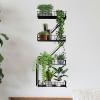 DimyFew Fire Escape Ladder Wall Shelf, 4-Tier, Multicolor view 4